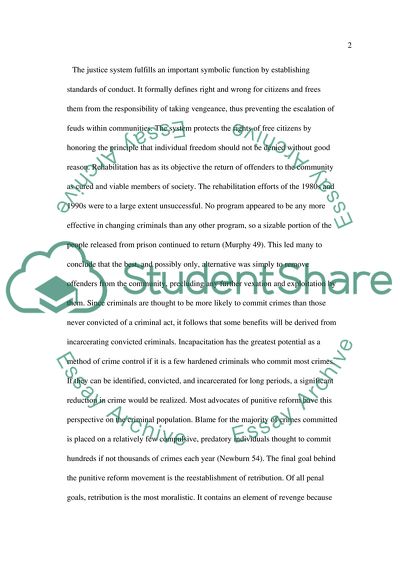 Criminal Justice System Based on Resolution and Restoration