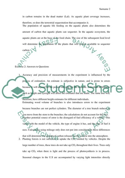 Carbon sequestraion and climate change lab