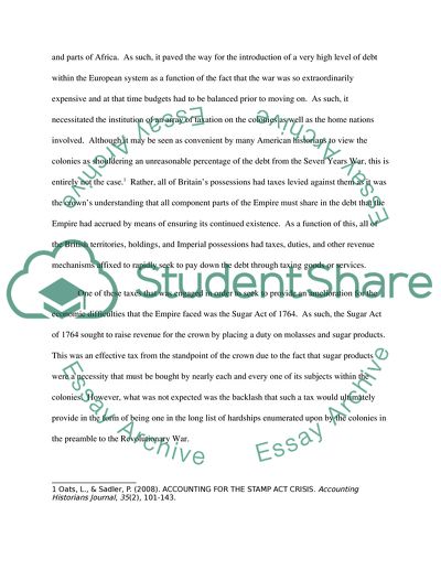 American history between 1607 and 1800