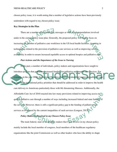 The Importance of the Issue to Nursing