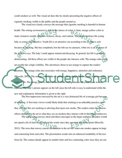 The Advertisement to Warn of the Adverse Effects of Cigarette Smoking