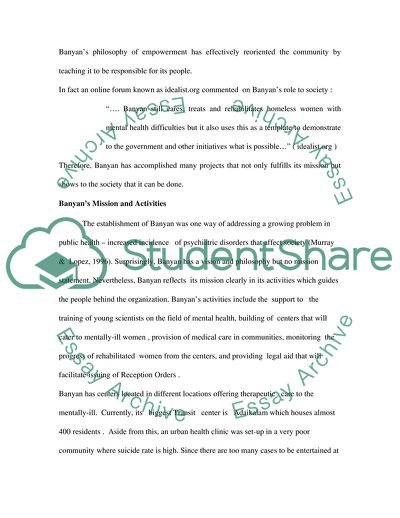 The Banyan Voluntary Organization