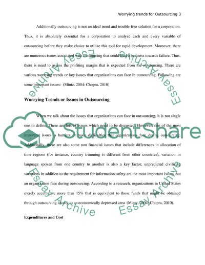 Worrying Trends for the Global Outsourcing Industry