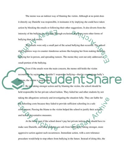 Social Work; Blaming the victim(critical thinking)