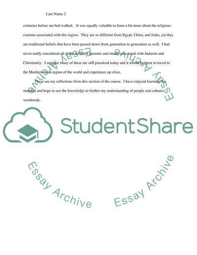 Creat a one page course participation and self-assessment