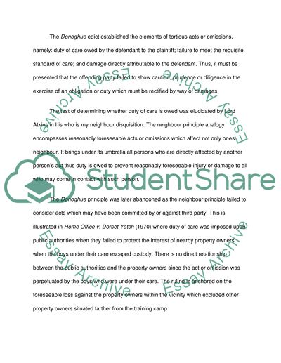 Law of Negligence: Compensation for Physical Injuries, Damages and Purely Economic Losses