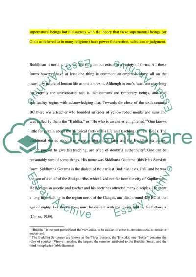 The Idea of God in Buddhism and Its Implications for Human Life