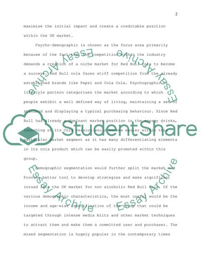 Red Bull Drink in the UK Market