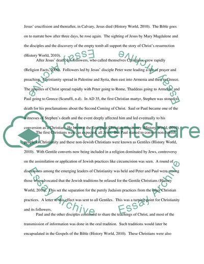 The History of the Early Church from Jesus to Theodosius