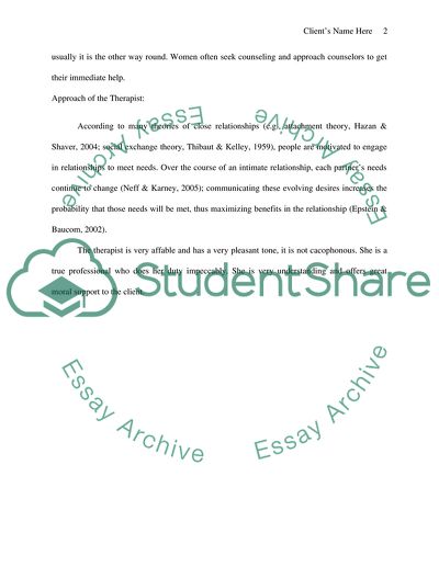 The Therapist Reflection