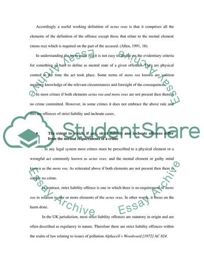 The System of Criminal Law