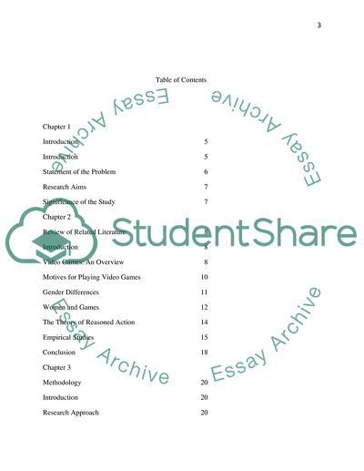 Gender Differences between Male and Female Users of Wii
