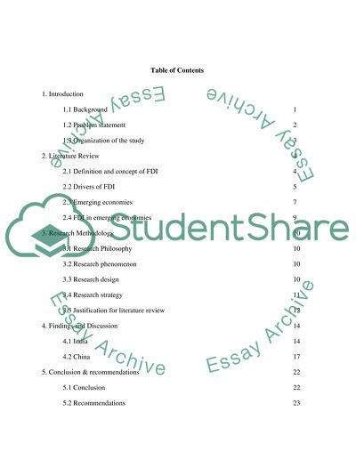 Investment in Emerging Market or the Effects of Foreign Direct Investment in Emerging Market