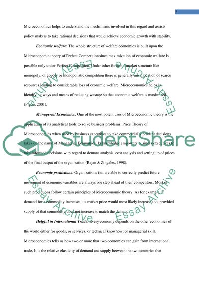 Micro & Macroeconomics and their impact on daily life
