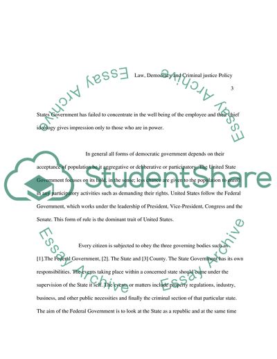 Link between Law, Democracy, and Governement