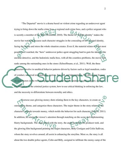 The Departed Movie and Double Identity