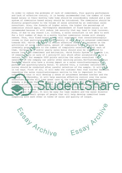 Employee Reward Strategy for Heidelberg Insurance Services