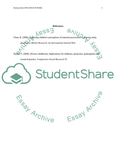 Influence of Peers