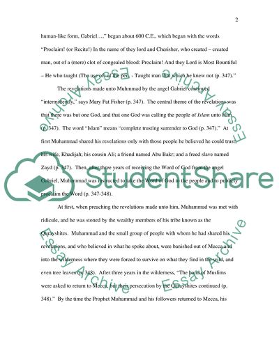 An Understanding of Being Muslim