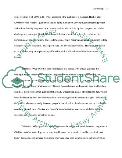 Conceptualization of Leadership