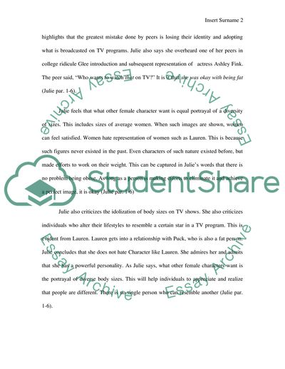 Depictions of Obese Television Stars