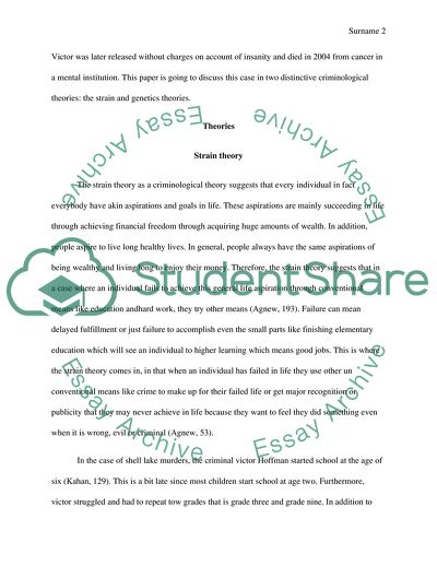 Criminology - Victor Hoffman