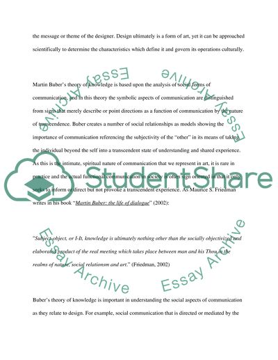 Symbolic Communication with the Subject