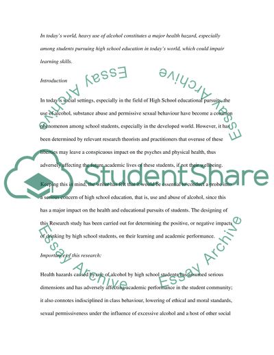 Health Issues as It Relates Health In High sSchool Education