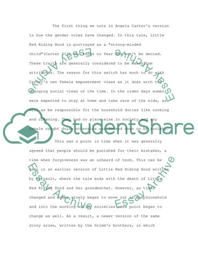 In the Company of Wolves by Angela Carter