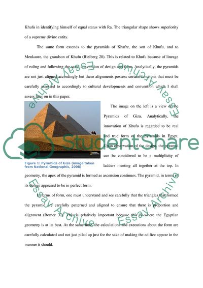 essay on pyramids of egypt
