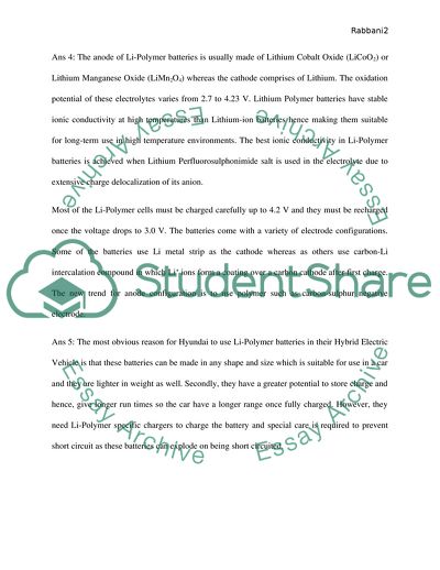 Chemical, Electrical ,Mechanical and Chemistry: Li-Ion Batteries