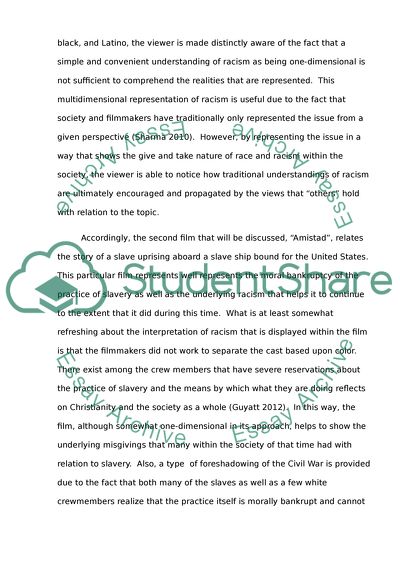 Understanding on Racism, Nazism, and a Greater Understanding of Slavery in Films