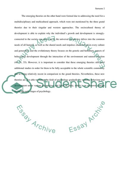 Developmental Theories