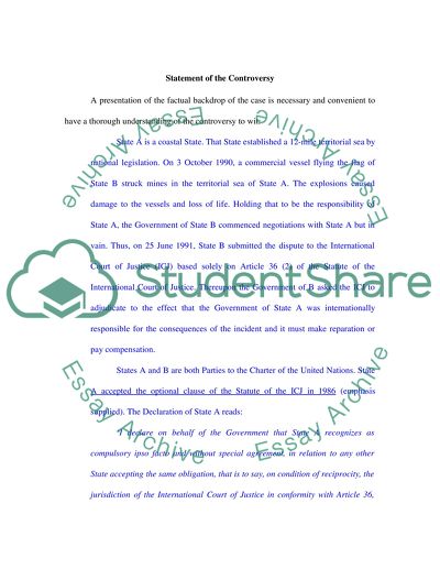 Optional Clause of the Statute of the International Court of Justice