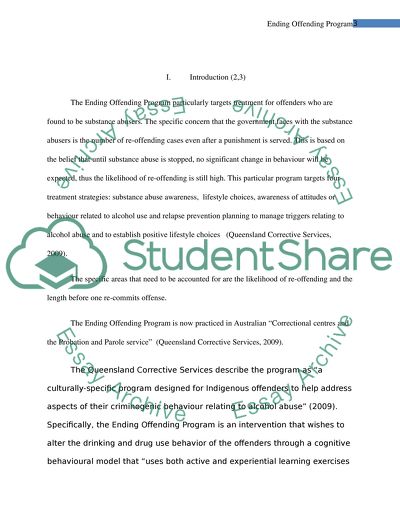 Ending Governments Offending Program