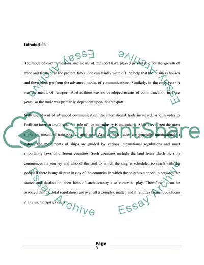 Shipping Case Analysis