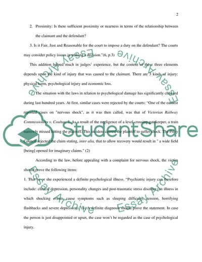 Restriction of Liability Using the Floodgates Argument