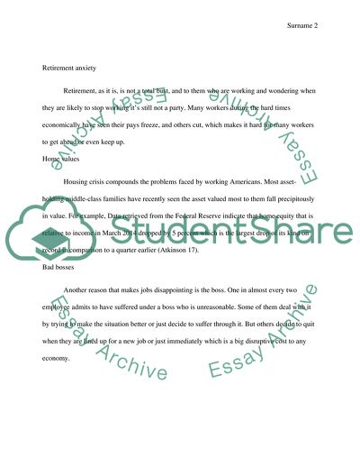 Issues Facing Working People Today