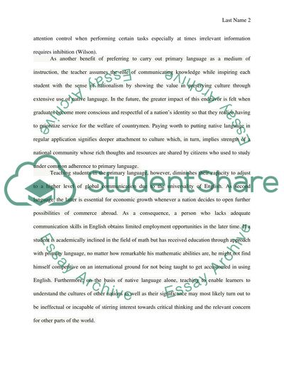 English -Language Learner