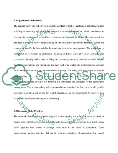 The Impact of E-tourism on Libyas Tourism Industry