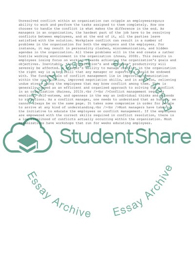 Effective Conflict Management Techniques for Teams and Team Leaders