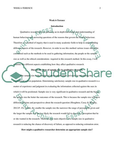 Qualitative Research and Its Analysis