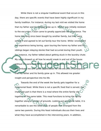 A Raisin In The Sun Essay Topics Family Folklore Tradition Essay Example Topics And Well Written Family Folklore Tradition Essay Example Text Preview Essays On Good Manners also The Best Teacher Essay Essay On Family Traditions Family Folklore Tradition Essay Example Career Plans Essay