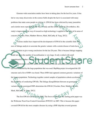Genome-Wide Association Study