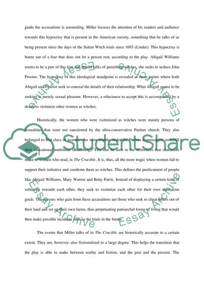 The Roles of Abigail Williams and Betty Parris