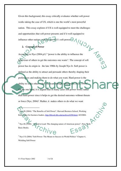 The US and Economic Development