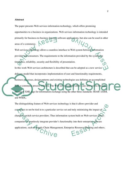 Trends and issues in the development of information technology for EBusiness