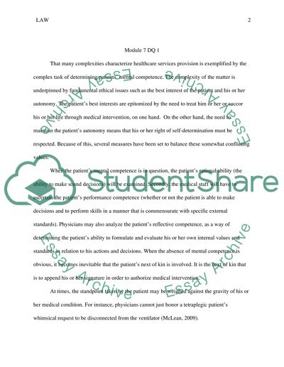 Dicussion questions Modular 7