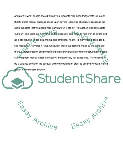 Mental Illness Is a Threat to Society