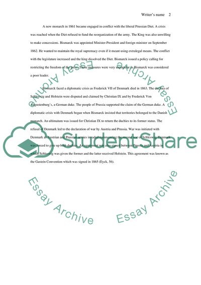 Diplomatic Career and Strategies of Otto von Bismarck